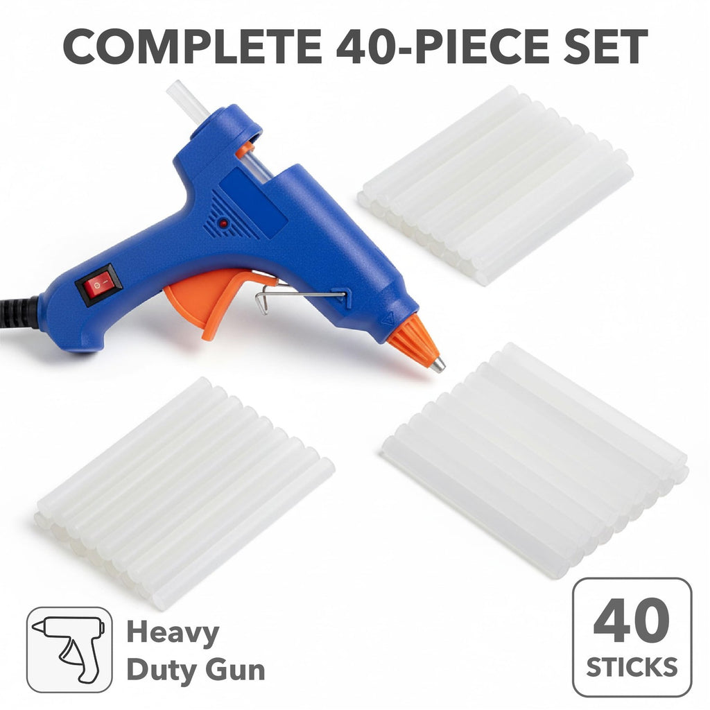 Mr. Pen Hot Glue Gun Kit - Glue Gun with 10 Glue Sticks, Mini Craft Glue Gun Set