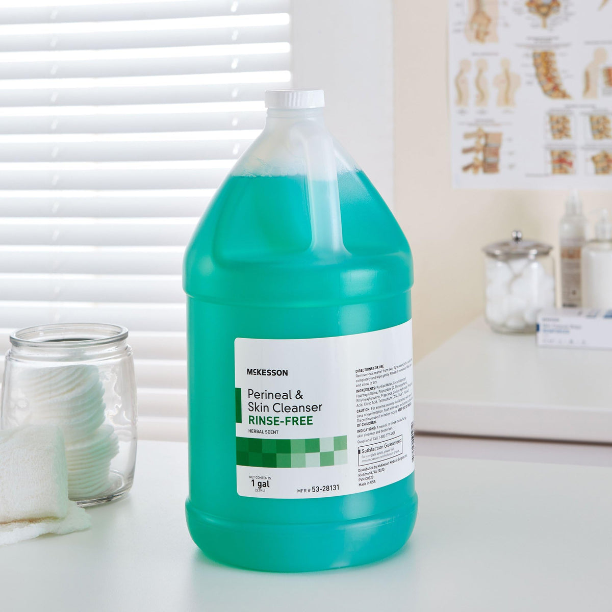 McKesson Perineal Skin Cleanser, Herbal Scent, 1 gal, 1 ct