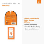 Buy now Van Der Hagen Safety Blades 5 Count (Pack of 1) at indiglob india