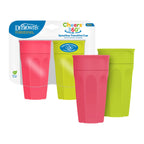 Dr. Brown's Milestones Cheers360 Spoutless Cup, Green & Pink, 2-Pack