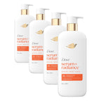 Dove Exfoliating Body Wash Glow Recharge Energizes & illuminates 18.5 oz | For everyday shower care, Helps illuminate and refine skin, With 3% brightening serum