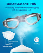 Buy now Aegend Swim Goggles, 2 Pack Swimming Goggles No Leaking Adult Men Women Youth at indiglob india