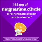 Vitafusion Magnesium Citrate Gummy | 165mg | 60 Gummies | for Adult Women & Men | Orange Vanilla Flavor | Gluten-Free Vitamin Supplement