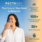 EcoNugenics PectaSol Modified Citrus Pectin – 120 Tangerine Chewable Tablets – Total-Body Health Supplement to Support Heart, Immune System, Maintain Healthy Galectin-3 Levels