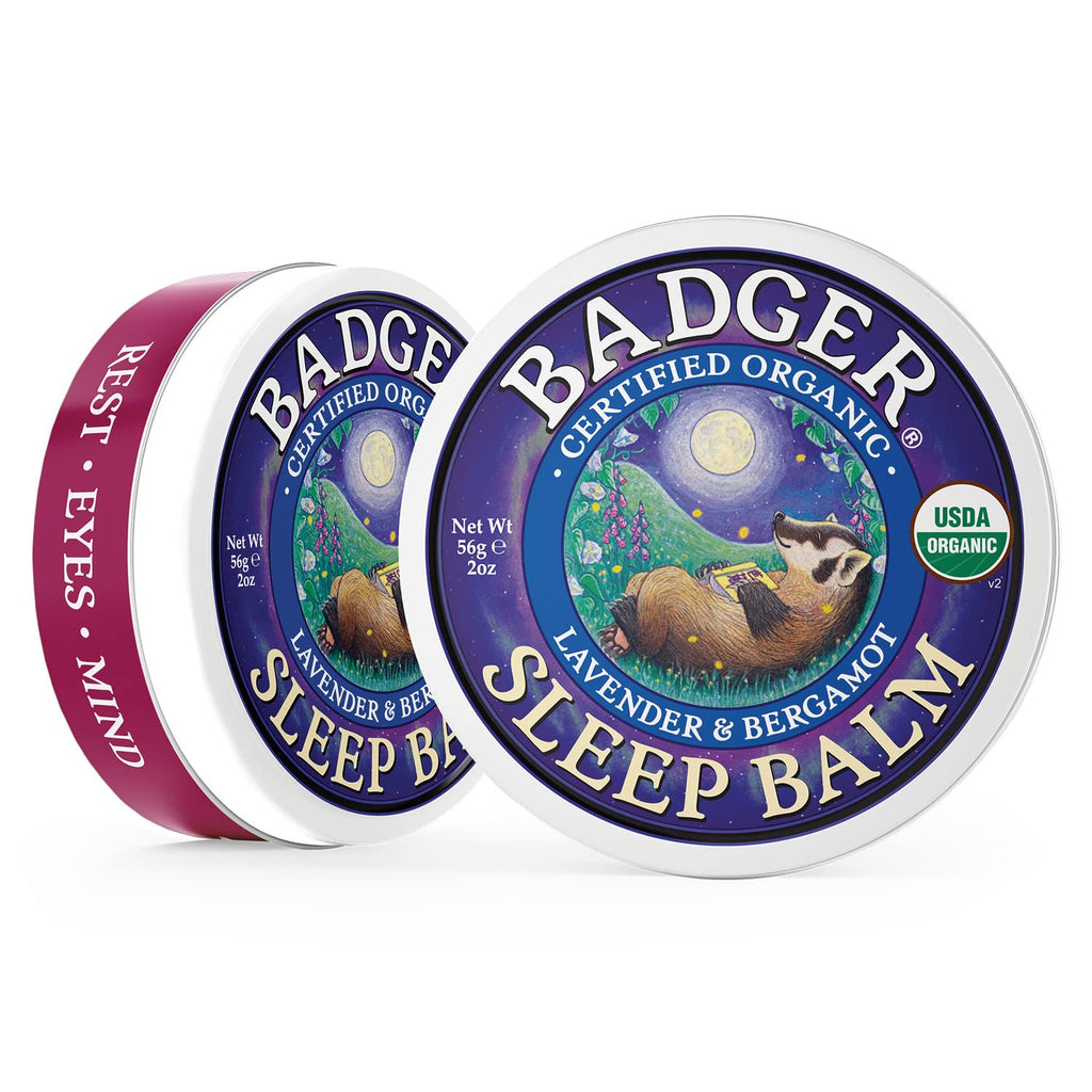 Buy now Badger - Natural Sleep Balm, Lavender & Bergamot, Relaxing and Calming Balm for Children and Adults, 2 oz at indiglob india