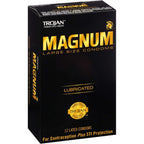 Buy now Trojan Magnum Large Size Lubricated Condoms - 12 count at indiglob india