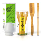 Buy now TEANAGOO MA-01 Japanese Matcha Ceremony Accessory, Matcha Whisk (Chasen), Traditional Scoop (Chashaku), Tea Spoon, Whisk Holder, The Perfect Set to Prepare a Traditional Cup of Matcha.… at indiglob india