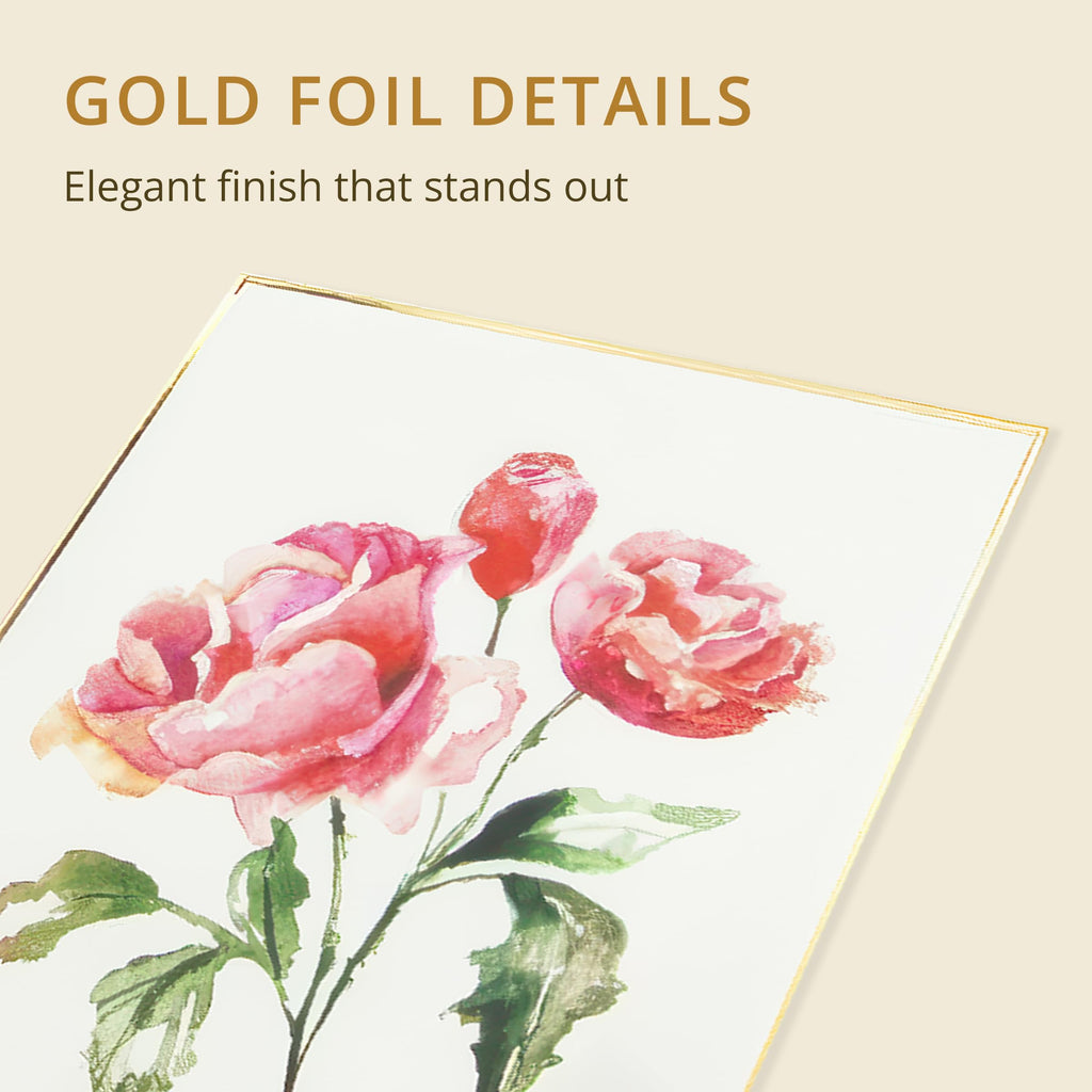 Graphique Watercolor Greeting Cards | 20 Blank Notes, Envelopes, Boxed Set