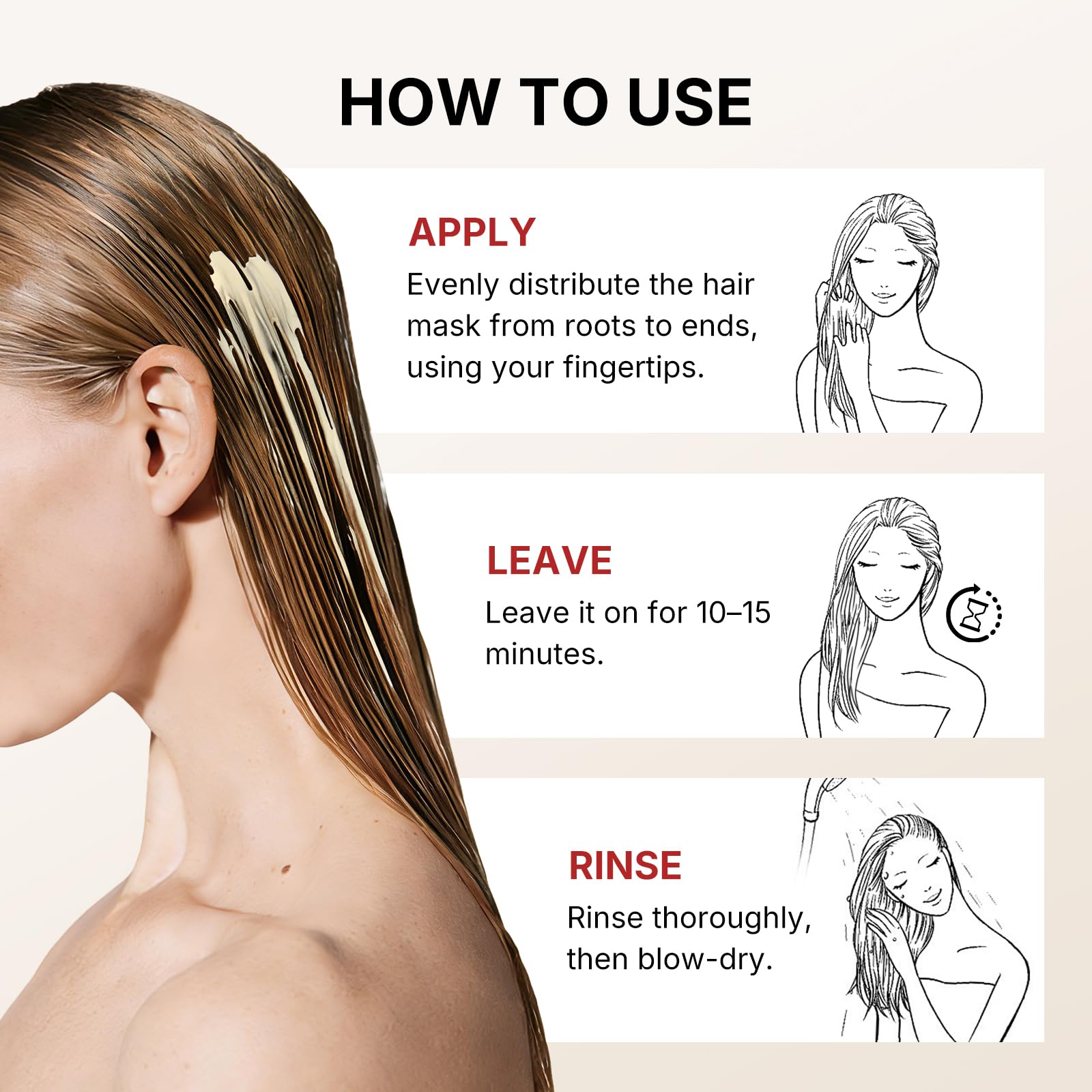 Karseell Collagen Hair Treatment for Dry Damaged Hair, 3.38floz | Deep Repair Conditioning Argan Oil Collagen Hair Mask Essence All Hair Types