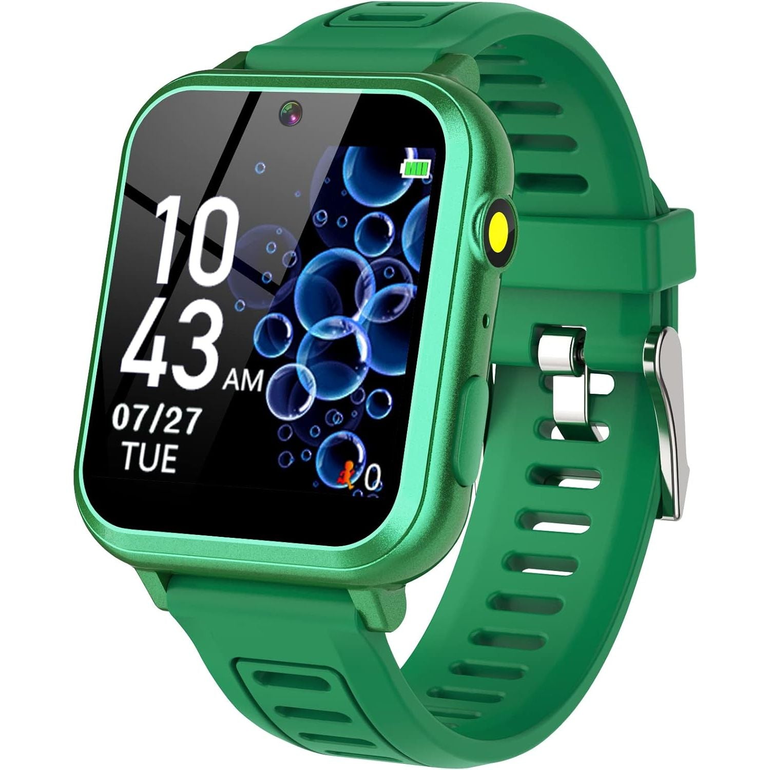 Buy now Phyulls Smart Watch for Kids, Smart Watch Toys with 39 Games Camera Video Recorder Music Alarm Calculator Calendar Flashlight Stopwatch Pedometer Gift Toys for 3-12 Years Old Boys and Girls (Black) green at indiglob india