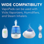 Buy now Vicks VapoPadsâ€“ Soothing Menthol Vapor Pads for Vicks Humidifiers, Vaporizers, Waterless Vaporizers, and Plug-Ins, VSP-19, 6 Count (Pack of 1) at indiglob india