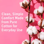 Simply Soft Premium Cotton Balls (600 Count), 100% Pure Cotton, Large Cotton Balls for Face and Nail Polish Remover