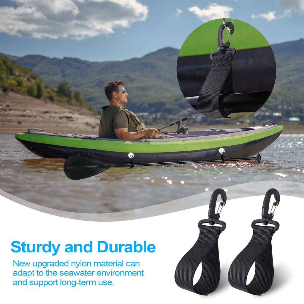 Jevrench 6-Pack Adjustable Kayak Paddle Holders, Paddle Board Accessories