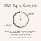 Loving Tan 10 Minute Express Self Tanner Body Mask, Dark, 5 fl oz | Fast Acting & Streak-Free Smoothing Self Tan Formula, Natural Bronze, Hydrating Ceramides, Quick Dry & Transfer-Resistant