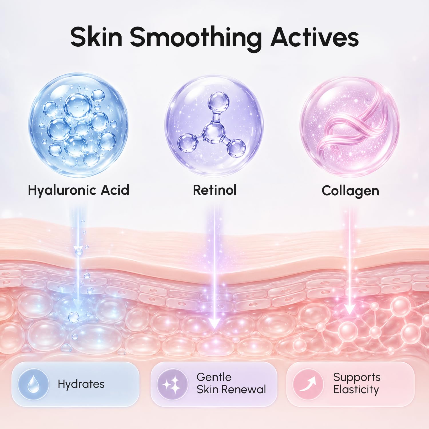 MAREE Face Moisturizer Retinol Cream for Face – Daily Wrinkle Cream for Women – Anti-Aging Face Cream – Facial Moisturizer with Collagen – Crema Hidratante Para la Cara for Skin Tightening