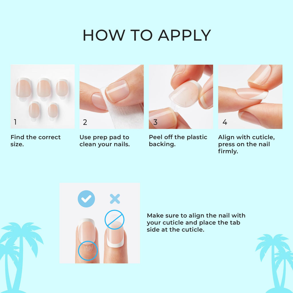 Kiss Impress No Glue Mani Press On Nails, Color, 'Melting', Pink, Short Size, Squoval Shape, Includes 30 Nails, Prep Pad, 1 Manicure Stick, 1 Mini File