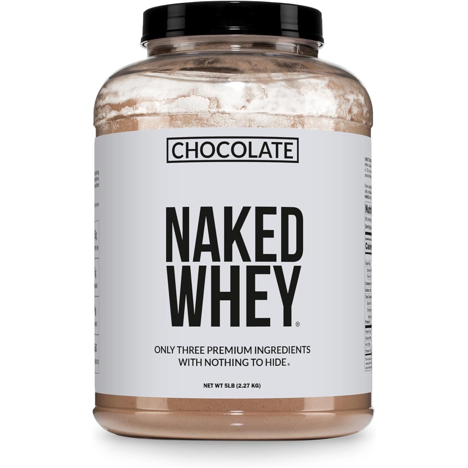Buy now NAKED Whey 2LB 100% Grass Fed Whey Protein Powder - Only 1 Ingredient, Unflavored Whey Protein, Undenatured, Gluten Free, Soy Free, No GMOs, No Preservatives Chocolate 5 Pound (Pack of 1) at indiglob india