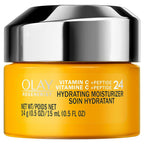 Olay Vitamin C Face Moisturizer, Brightening Cream for Women, Trial Size, Evens Tone, Dark Spot & Hyperpigmentation Reduction, Glowing Skin Care - Niaciniamide, Lactic Acid, 0.5 Oz