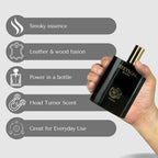 Stetson Black Cologne for Men Spray 3.4 Ounces