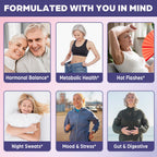 Menopause Supplements for Women, 60 Servings & 0 Sugar Menopause Gummies