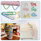 320 Pcs Large Paper Clips, 2 Inch Jumbo Paper Clips, Colorful Coated Paperclips, Heavy Metal Paperclips Office for Teacher Supplies School Supplies