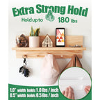 Double Sided Tape Heavy Duty, 2 Rolls 20 Feet, Clear Nano Mounting Tape