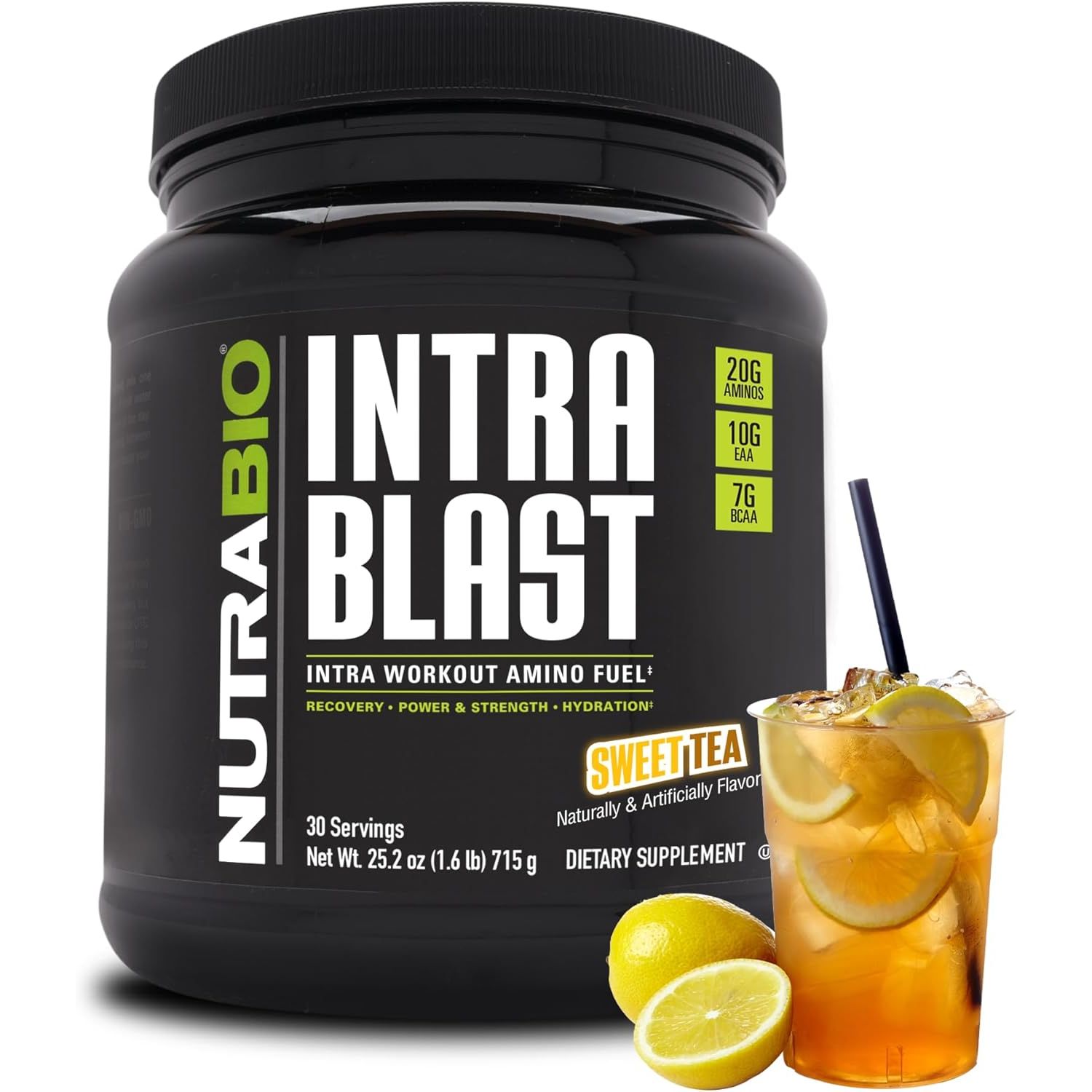 Buy now NutraBio Intra Blast Bcaa Powder Amino Acid Supplement, Electrolyte & Hydration Blend, Intra, Pre Workout & Muscle Recovery, 20g Eaa Amino Acids Powder, 5g Glutamine- Grape Berry Crush, 30 Serving Sweet Tea at indiglob india