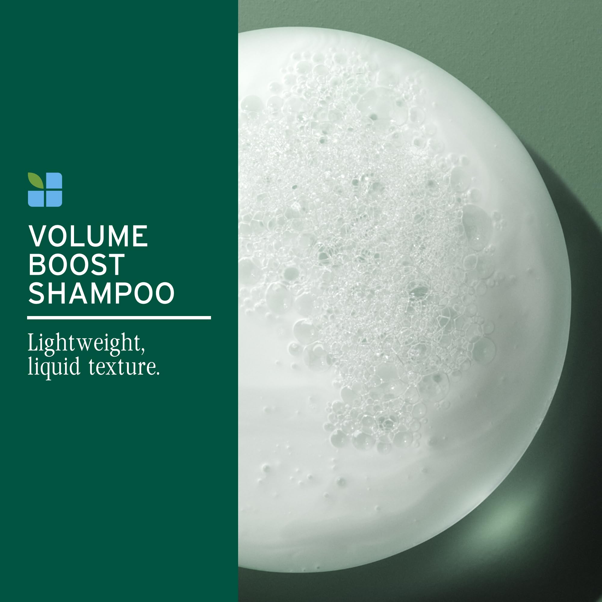 Biolage Volume Boost Shampoo – For Fine Hair | Creates Lasting, Lightweight Volume, Root Lift & Shine, With Cellulose and Peptides, Vegan, Paraben and Silicone-Free