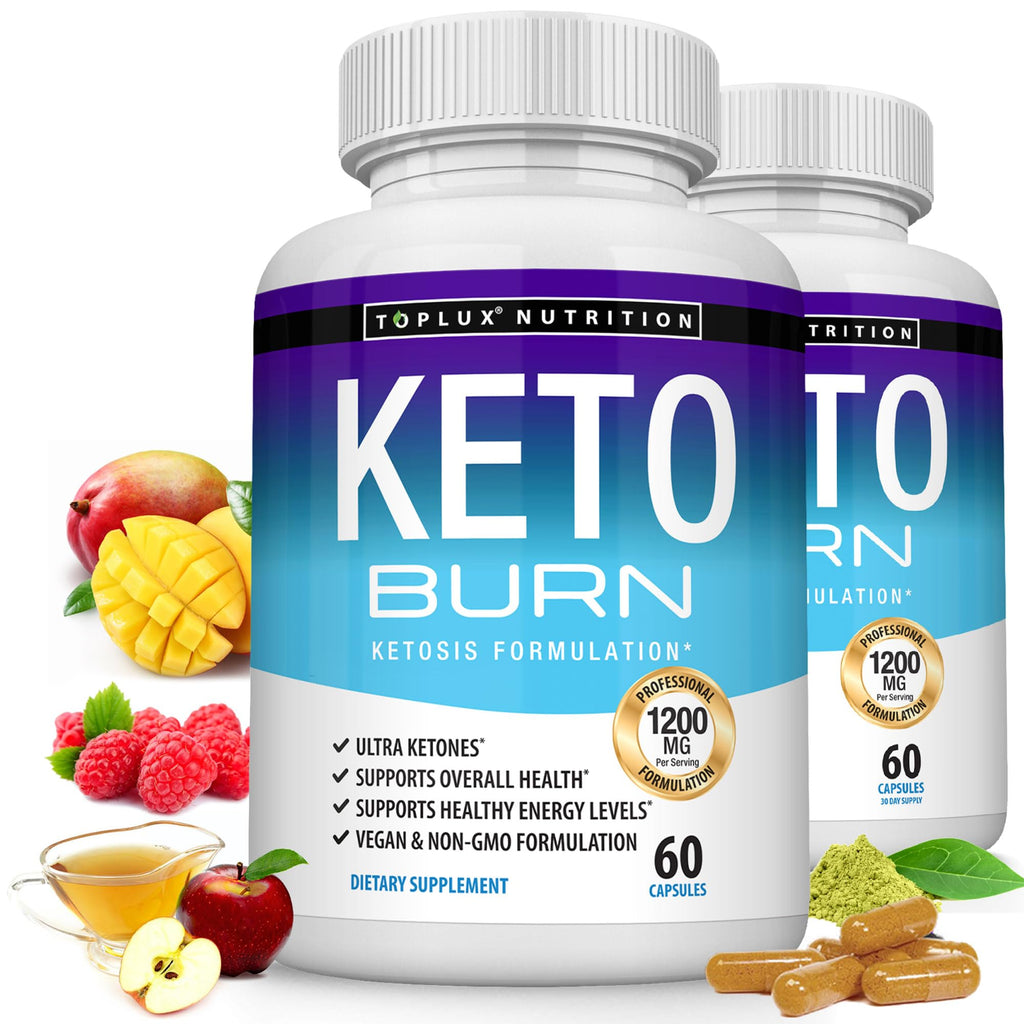 Keto Burn Pills Ketosis - 1200 Mg Ultra Advanced Natural Ketogenic Using Rapsberry Ketone Support Energy Focus Men Women 60 Capsules