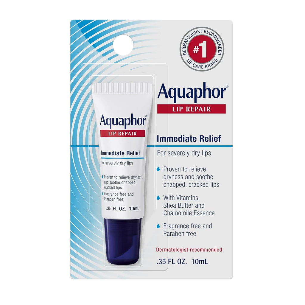 Buy now Aquaphor Lip Repair Ointment - Long-lasting Moisture to Soothe Dry Chapped Lips - .35 fl. oz. Tube 0.35 Fl Oz (Pack of 1) at indiglob india