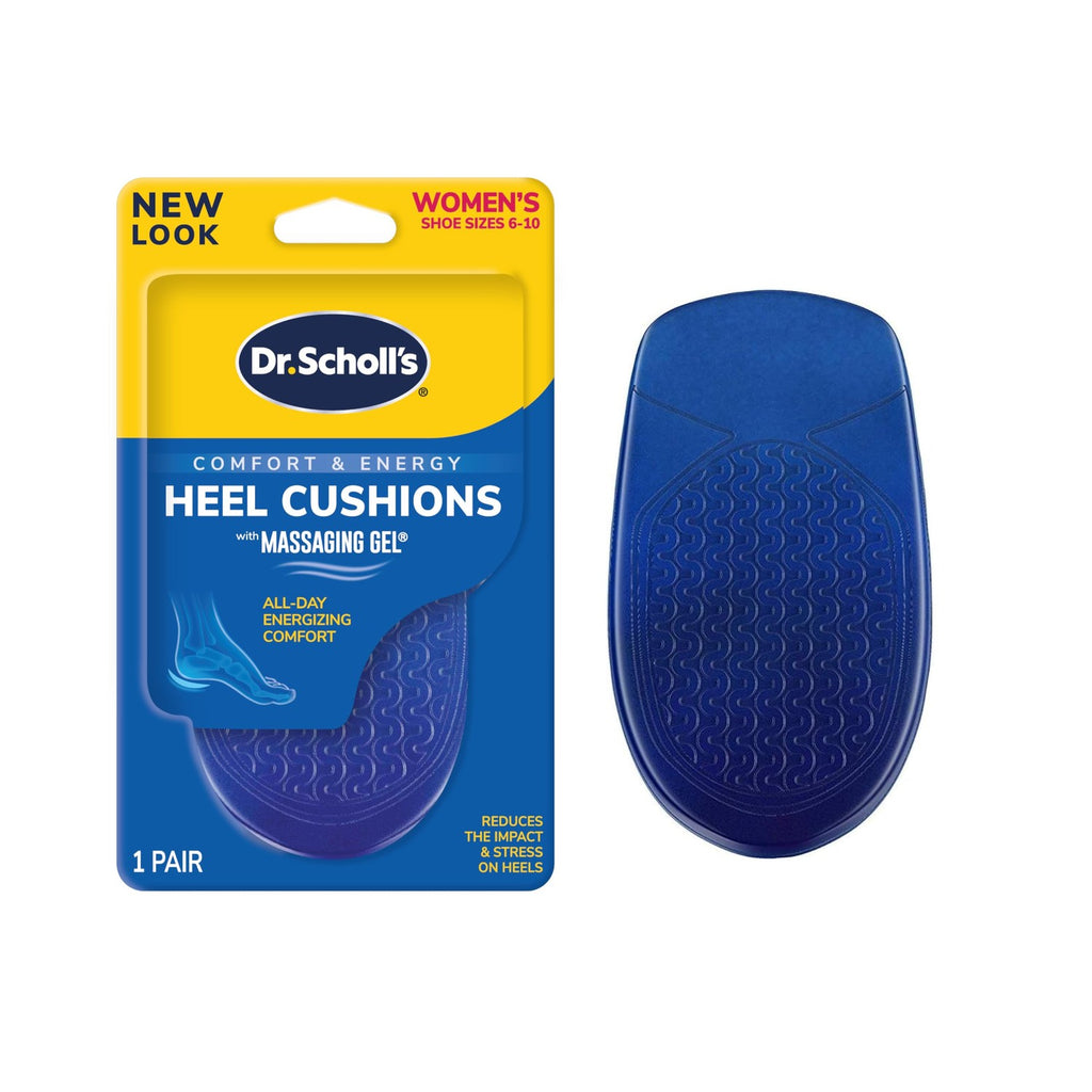 Buy now Dr. Scholl's Heel Cushions with Massaging Gel Advanced // All-Day Shock Absorption and Cushioning to Relieve Heel Discomfort at indiglob india
