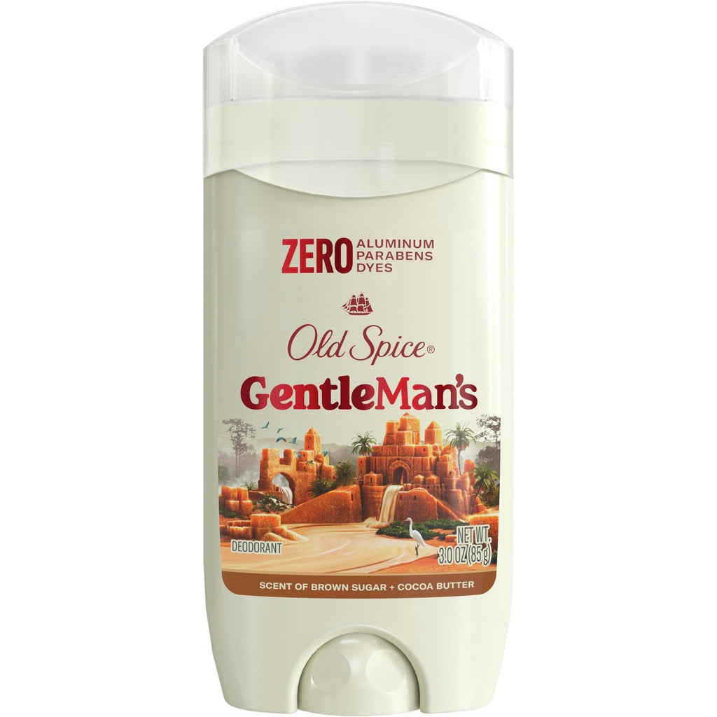 Old Spice GentleMan's Aluminum Free Dry Feel Deodorant for Men, 24/7 Lasting Freshness, Gentle on Skin with Skin Conditioners, Sandlewood + Aloe Scent, 3.0 oz