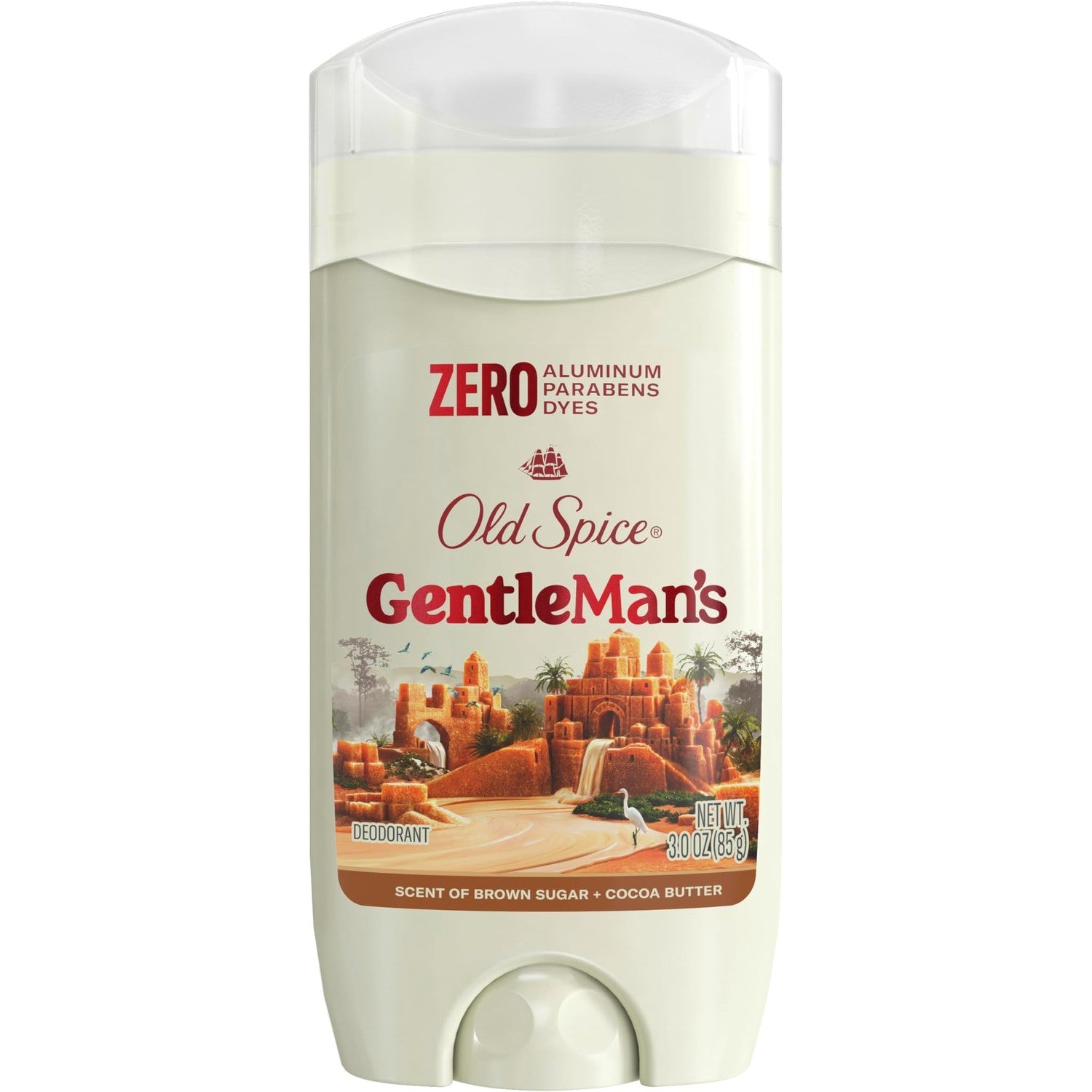 Old Spice GentleMan's Aluminum Free Dry Feel Deodorant for Men, 24/7 Lasting Freshness, Gentle on Skin with Skin Conditioners, Sandlewood + Aloe Scent, 3.0 oz
