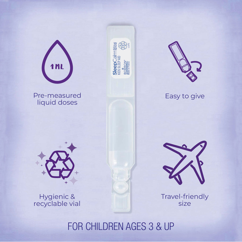 Boiron SleepCalm Kids Liquid Doses Sleep Aid for Deep, Relaxing, Restful Nighttime Sleep - Melatonin-Free and Non Habit-Forming - 15 Count | For Deep, Relaxing, Restful Nighttime Sleep. Features: Melatonin-Free, Non Habit-Forming. Size: 15 Count.