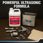 Ultrasonic Gun Cleaning Solution - Makes 8 Gallons and Safe for All Metals
