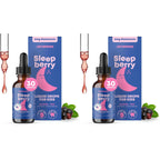 JoySpring SleepBerry Kids Melatonin 3mg Drops, Berry, 1 fl oz, 30 Ct | With L-theanine and Vitamin D plus soothing botanicals, supports calm, restful nights, non-habit forming, sugar-free