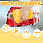 RAINFLOW Car Wash Sponge - 4PCS Large Sponge, Car Sponges for Washing