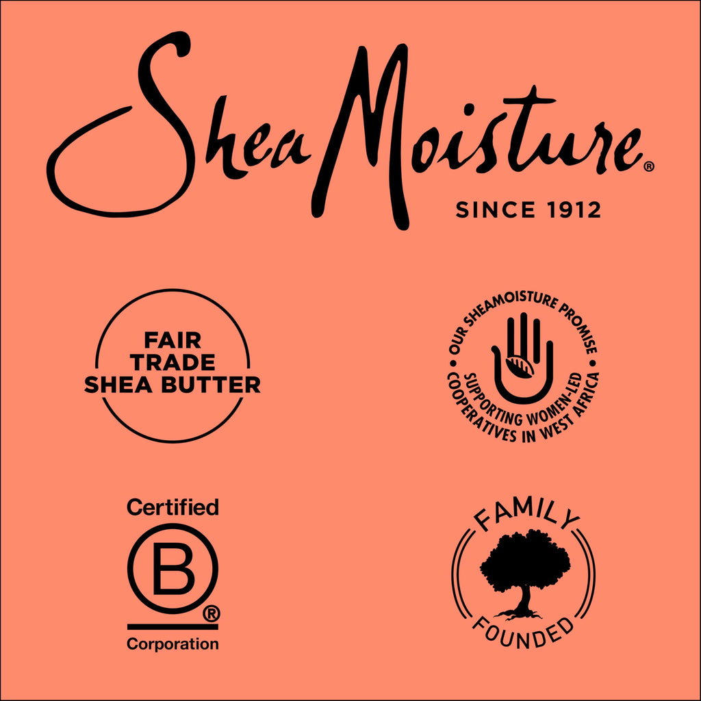 Shea Moisture Coconut & Hibiscus Shampoo for Curly Hair Hydrating 24oz | For curly hair - instantly hydrates, defines, and boosts shine with Coconut Oil, Neem Oil, and Silk Protein.