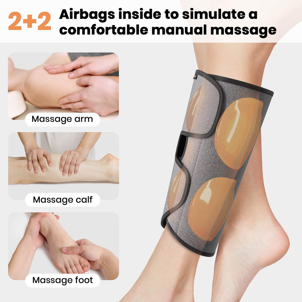SHINE WELL Air Compression Leg Massager for Circulation and Pain Relief Fsa