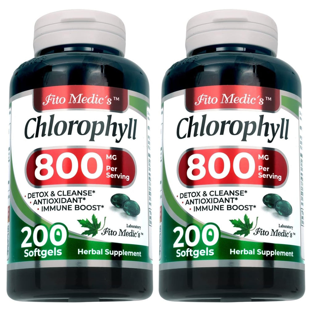 Lab | chlorophyll | chlorophyll pills | 200 Softgels | clorofila.