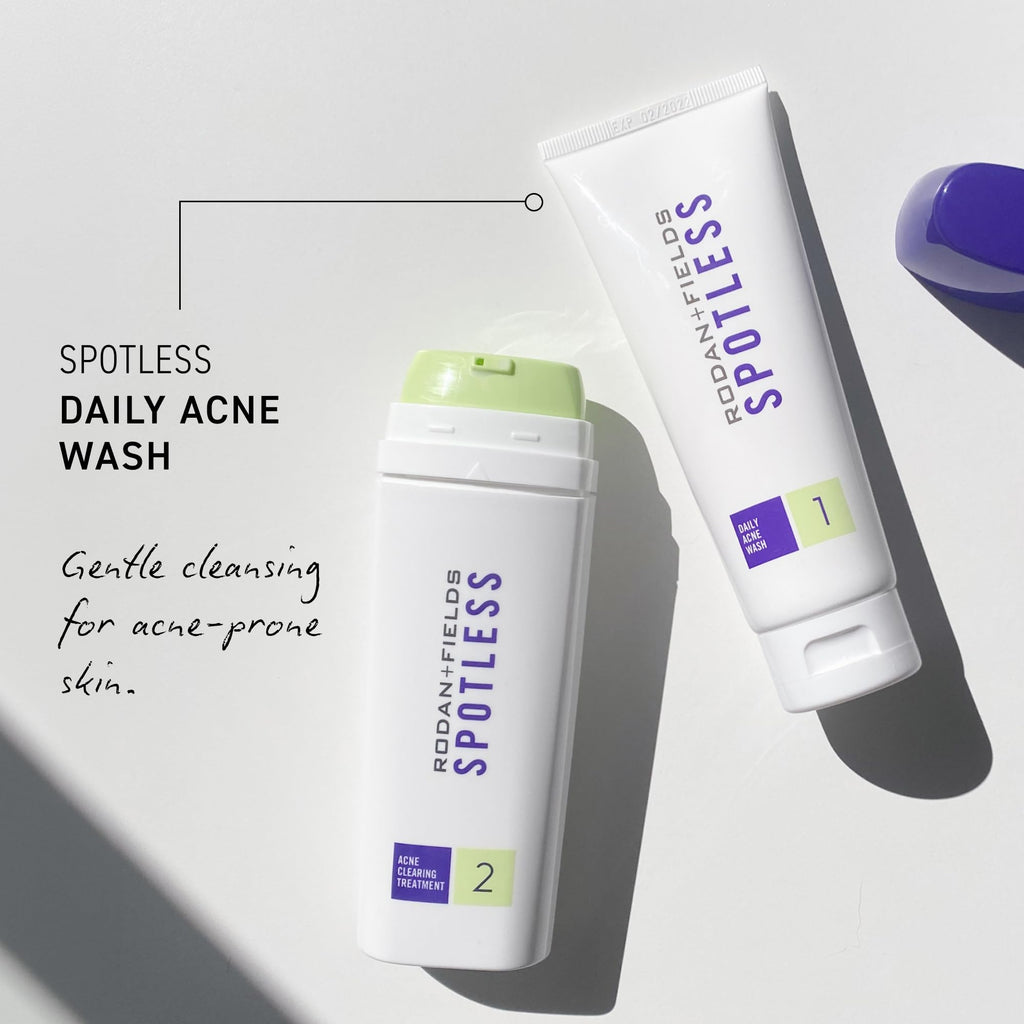 RODAN + FIELDS Spotless Daily Acne Wash | 125 mL | Morning & Night Skincare