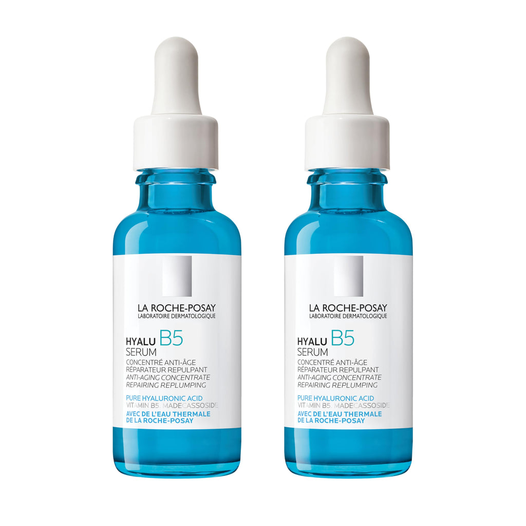 La Roche-Posay Hyalu B5 Pure Hyaluronic Acid Serum for Face, with Vitamin B5, Anti-Aging Serum for Fine Lines and Wrinkles, Plumps and Repairs Dry Skin, Safe on Sensitive Skin