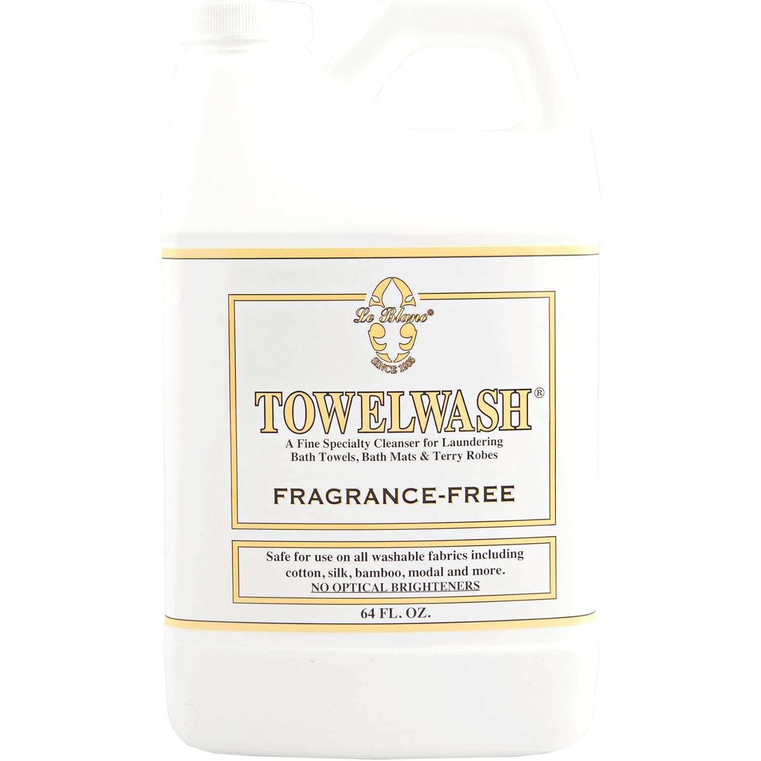 Buy now Le BlancÂ® Portfolio TowelwashÂ® â€“ Luxury Laundry Cleanser for Bath Linens - 64 oz. (1 pack) 64 Fl Oz (Pack of 1) Fragrance free at indiglob india