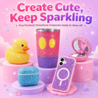 Redtwo 4mm 20000Pcs Bedazzling Kit with Rhinestones | 24 Colors Flatback Rhinestones, 4Pcs 10ml Jewelry Glue and Tools for Clothes, Books, Shoes and Crafts