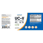 Nutricost UC-II Collagen 40mg, 120 Capsules, Gluten-Free, GMO-Free