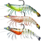 Buy now TRUSCEND Pre-rigged Fishing Jig Lures for Freshwater and Saltwater, Innovative Super Durable TPE Bass Lures, Lifelike Shrimp Crayfish Swimbait, Weedless Lure for Crappie Trout Walleye, Keep Separately A2-3"-0.3oz at indiglob india