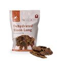 Bison Lung Dog Treats Single Ingredient Dehydrated