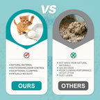 Tapioca Cat Litter, Cassava Cat Litter Odor Control Dust-Free Clumping Litter