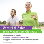 Innate Vitality Magnesium Glycinate 500mg | 70mg Elemental Magnesium Supplement - High Absorption, Non Buffered, Non-GMO & No Gluten - Vegan - Nerve Health - 60 Capsules (Pack of 1)
