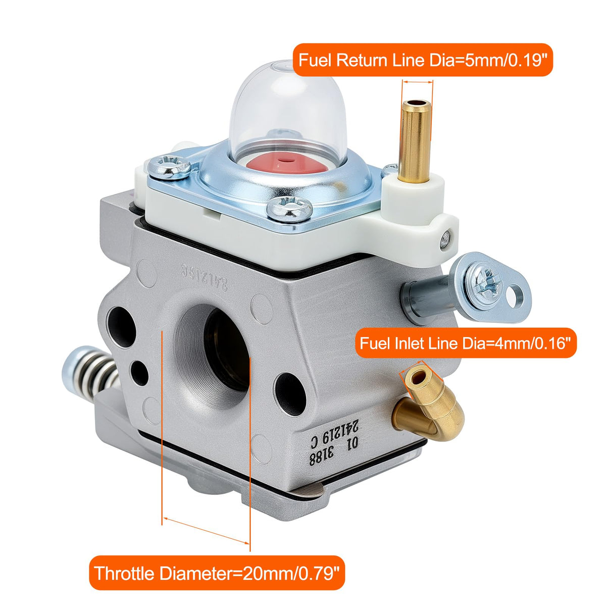 HIPA PB-580T Carburetor Tune Up Kit for Echo PB580T PB-580 PB-580H Blower